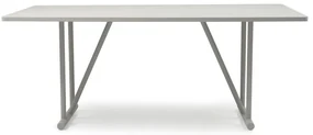 Sivý jedálenský stôl Tenzo Grain, 180 x 90 cm