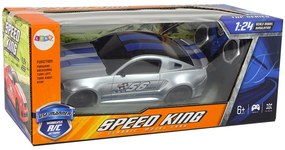 Lean Toys Športové autíčko na diaľkové ovládanie 1:24 – sivé