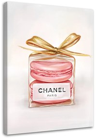 Gario Obraz na plátne Flakón na parfém Chanel a makrónky Rozmery: 40 x 60 cm