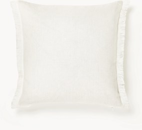 Ľanový poťah na vankúš so strapcami Luana