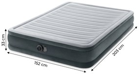 Nafukovací matrac 203x152 cm s pumpou pre dve osoby INTEX 67770ND