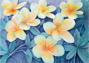 Obraz - Tropické kríky (70x50 cm)