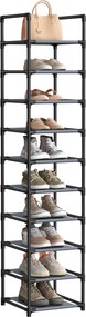 XXXLutz REGÁL NA TOPÁNKY, sivá, 33/173/33 cm - Online Only drobný nábytok - 002543063201