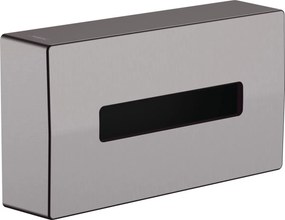 Hansgrohe AddStoris, zásobník na kozmetické vreckovky, kartáčovaný čierny chróm, HAN-41774340