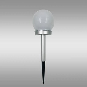 Solárna lampa GUĽA RGB 10CM SILVER EKO0613