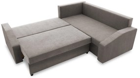 Rohová rozkladacia sedacia súprava GRANDE PLUS - color mikro Pravá Sivá