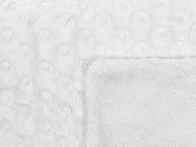 Prikrývka 150 x 200 cm biela KANDILLI Beliani