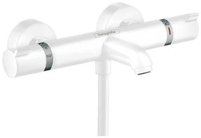 Hansgrohe Ecostat Comfort, termostatická vaňová batéria, biela matná, HAN-13114700