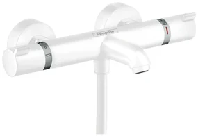 Hansgrohe Ecostat Comfort, termostatická vaňová batéria, biela matná, HAN-13114700