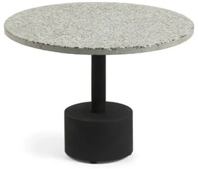 Odkladací stolík melano ø 55 cm sivý MUZZA