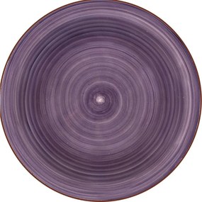 Lamart LT9096 keramický hlboký tanier Happy,priemer 21,5 cm, fialová