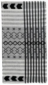 Koberec bavlnený Chindi 0.8/1.5 Cr-1281 čierny