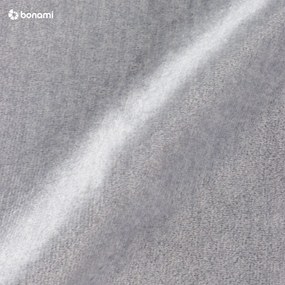 Svetlosivá čalúnená dvojlôžková posteľ s úložným priestorom s roštom 140x200 cm Lamica – ELTAP