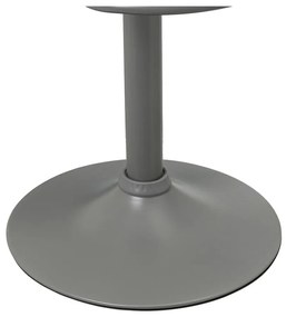 Sivé barové stoličky s nastaviteľnou výškou z imitácie kože v súprave 2 ks (výška sedadla 56,5 cm) – Casa Selección