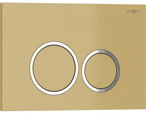 Mexen Tex 01, splachovacie tlačidlo, zlatá, 6101-06