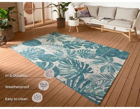 Tyrkysovomodrý vonkajší koberec 120x180 cm Flair – Hanse Home
