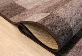 Associated Weavers, Protišmykový behúň na mieru Icona 44, šíre 120 cm, hnedá, chodba / predsieň