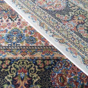 DY Hodvábny exkluzívny koberec Qum Silk 09 - modrá Rozmer: 160x230 cm