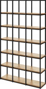 Regál Wood Box 212x120 Loft na knihy