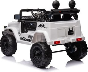 LEAN CARS Elektrické autíčko Toyota FJ 4x4 biele