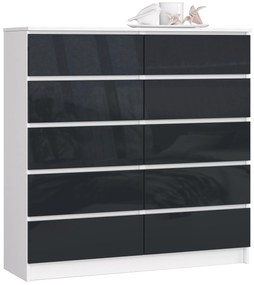 Komoda Kapil III (grafit lesk). Vlastná spoľahlivá doprava až k Vám domov. 1069738