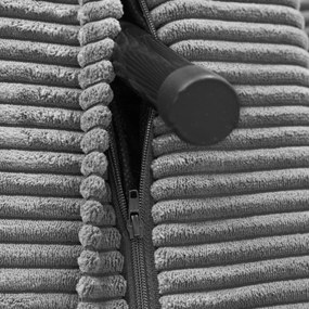 Pohovka SOLACE rozkladacia, menšestrová sivá 871653