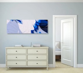 Obraz trojfarebná abstraktná maľba - 150x50