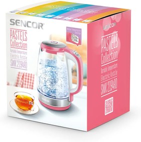 Sencor SWK 2194RD rýchlovarná kanvica s termoreguláciou