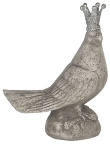 Dekorácia holubica s korunkou - 19 * 10 * 24 cm