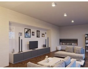 LED2 - LED Vonkajšie stropné svietidlo CUBE LED/12W/230V biela IP54