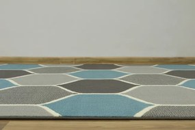 Koberec LUNA 503833/95812 modrý / sivý