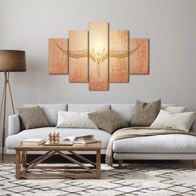Obraz - Anjelská abstrakcia (150x105 cm)