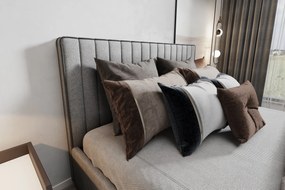 ČALÚNENÁ POSTEĽ ELVIRE 160x200 BROOKLYN ANTHRACITE