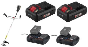 Parkside Performance®  Aku krovinorez 2 v 1 + Smart akumulátor 20 V/4 Ah Paps 204 B1, 2 kusy + Smart nabíjačka 20 V/12A Plgs 2012 A1, 2 kusy  (800010129)