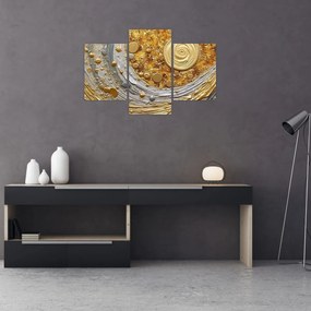 Obraz - Zlaté textúrovanie (90x60 cm)