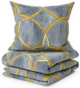 Obliečky z mikrovlákna RYNETH sivé Rozmer obliečky: 70 x 80 cm | 140 x 200 cm