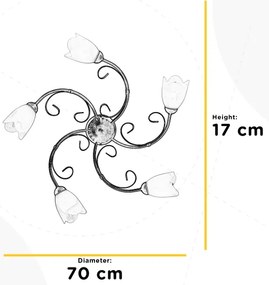 ONLI - Stropné svietidlo ODINO 5xE14/6W/230V
