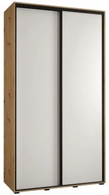 Skriňa 45 Canaris 1 140 artisan/biela/čierna