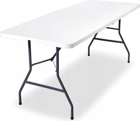 Cateringový stôl CATERON 70x180 cm, biely