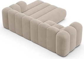 Béžová rohová pohovka (pravý roh) Lupine – Micadoni Home