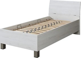 Posteľ Ela 90x200 cm, bielená pínia