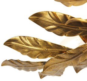 Vintage stropné svietidlo starožitné zlaté 5 svetiel - Linden