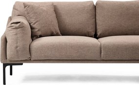 Béžová rohová pohovka Artie Leo, pravý roh