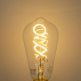 Sada 5 ks Inteligentné stmievateľné LED žiarovky E27 ST64 číre RGBW 4W 250lm 2700K