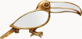 Ručne vyrobená zrkadlová nástenná dekorácia Toucan