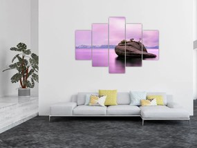 Obraz kameňa v mori (150x105 cm)