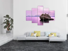 Obraz kameňa v mori (150x105 cm)