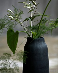 Váza gus čierna 35 cm MUZZA