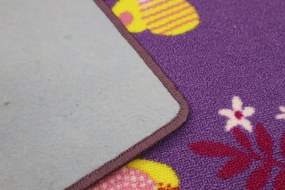 Vopi koberce Detský kusový koberec Motýlik 5291 fialový - 140x200 cm