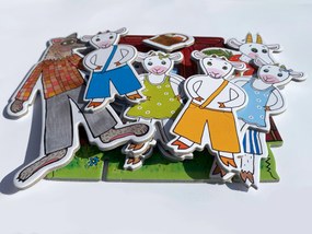 MARIONETINO Bábky a kulisy k rozprávke O kozliatkach